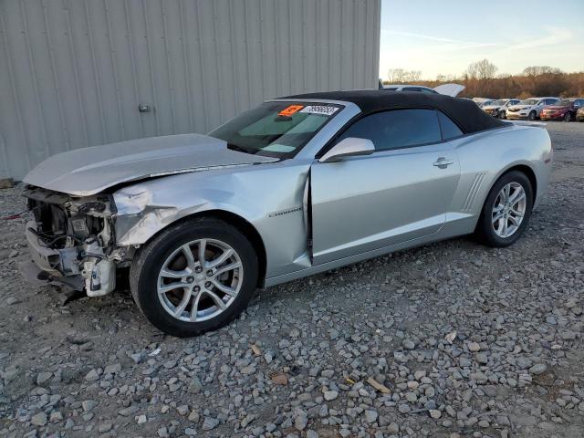 2G1FD3D39F9226887 - 2015 CHEVROLET CAMARO LT SILVER photo 1