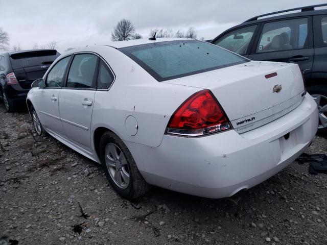 2G1WF5E32C1319975 - 2012 CHEVROLET IMPALA LS WHITE photo 2