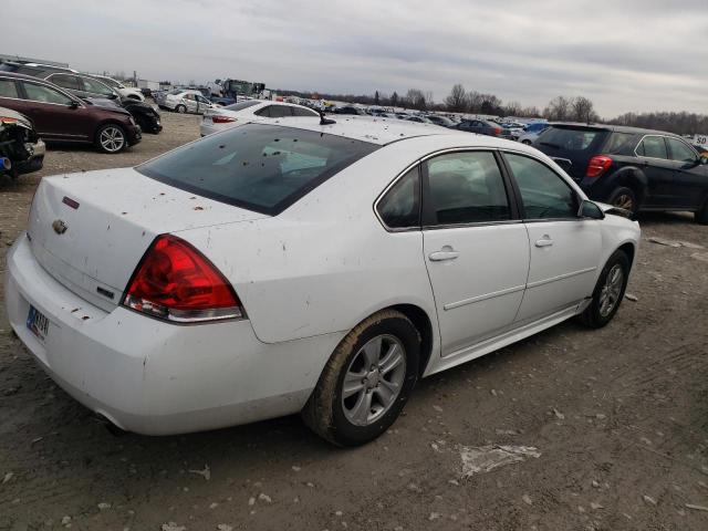 2G1WF5E32C1319975 - 2012 CHEVROLET IMPALA LS WHITE photo 3