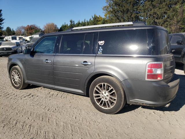 2FMGK5C87FBA10230 - 2015 FORD FLEX SEL GRAY photo 2