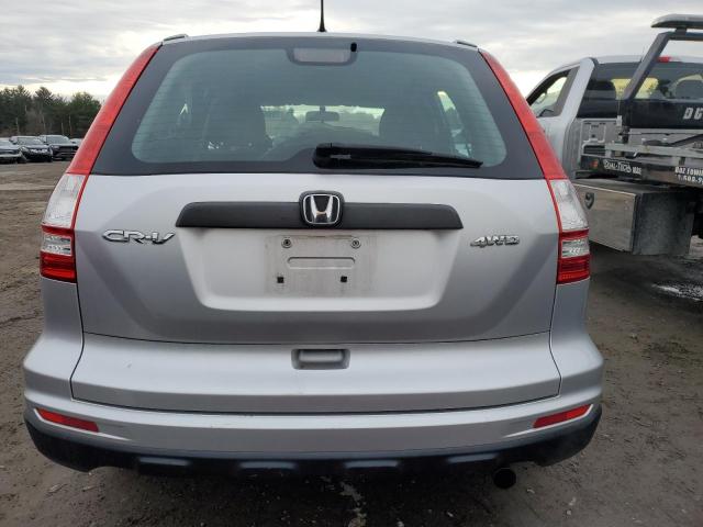 5J6RE4H32AL050715 - 2010 HONDA CR-V LX SILVER photo 6