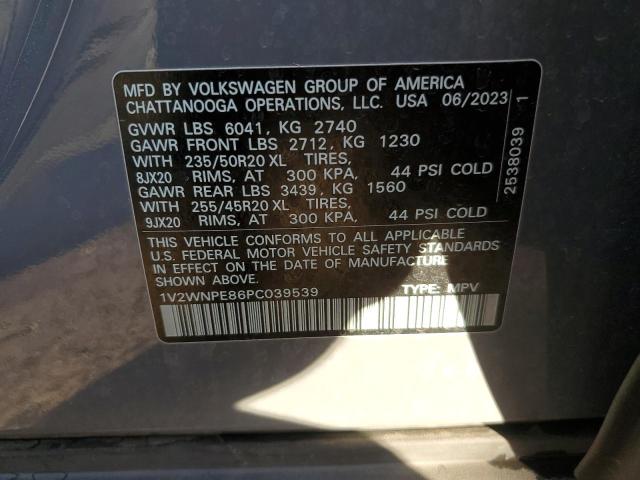 1V2WNPE86PC039539 - 2023 VOLKSWAGEN ID.4 PRO S 灰色 照片 13