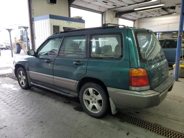 JF1SF6550WG759624 - 1998 SUBARU FORESTER S GREEN photo 2