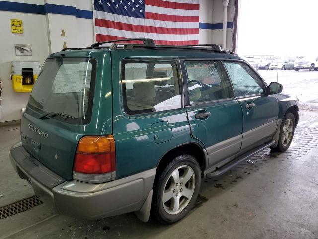 JF1SF6550WG759624 - 1998 SUBARU FORESTER S GREEN photo 3