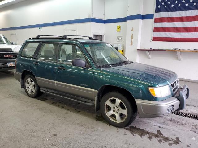 JF1SF6550WG759624 - 1998 SUBARU FORESTER S GREEN photo 4