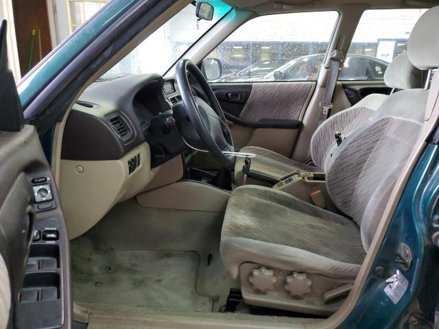 JF1SF6550WG759624 - 1998 SUBARU FORESTER S GREEN photo 7