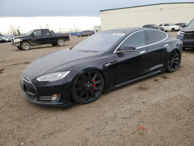 5YJSA1H19EFP58078 - 2014 TESLA MODEL S BLACK photo 1