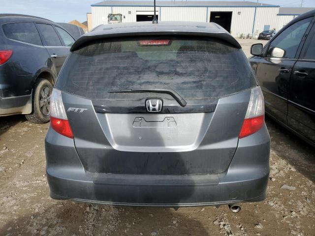 JHMGE8H50DC011162 - 2013 HONDA FIT SPORT GRAY photo 6