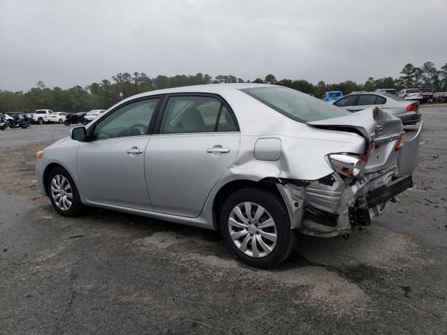 JTDBU4EE6DJ120412 - 2013 TOYOTA COROLLA BASE SILVER photo 2