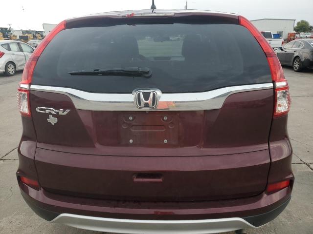 2HKRM3H54FH518444 - 2015 HONDA CR-V EX BURGUNDY photo 6