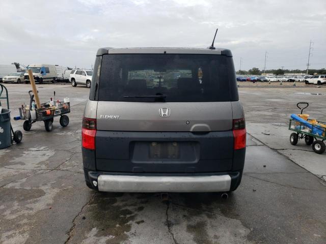 5J6YH18625L010068 - 2005 HONDA ELEMENT EX GRAY photo 6