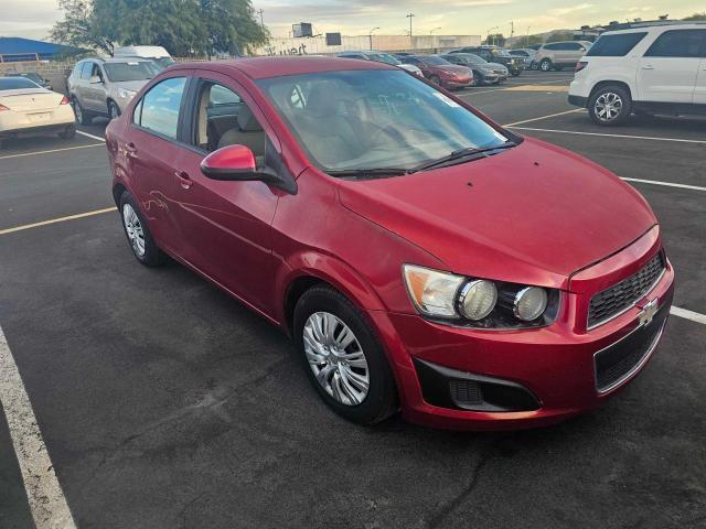 1G1JA5SH4D4206494 - 2013 CHEVROLET SONIC LS BURGUNDY photo 1