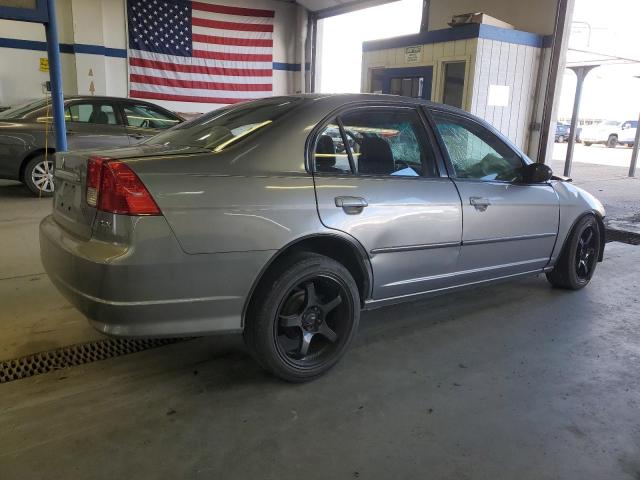 2HGES15594H531937 - 2004 HONDA CIVIC LX GRAY photo 3