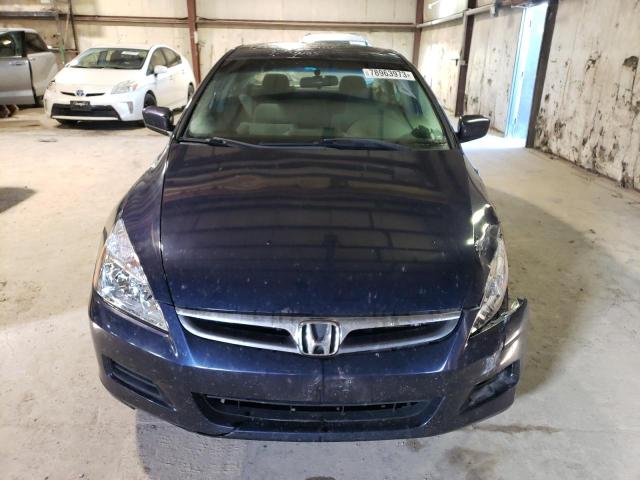 1HGCM56726A045173 - 2006 HONDA ACCORD EX BLUE photo 5