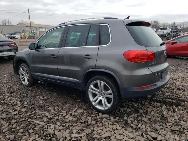 WVGBV7AX4DW015453 - 2013 VOLKSWAGEN TIGUAN S GRAY photo 2