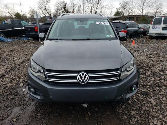 WVGBV7AX4DW015453 - 2013 VOLKSWAGEN TIGUAN S GRAY photo 5