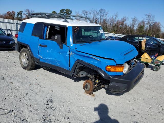 JTEBU11F970031680 - 2007 TOYOTA FJ CRUISER BLUE photo 4