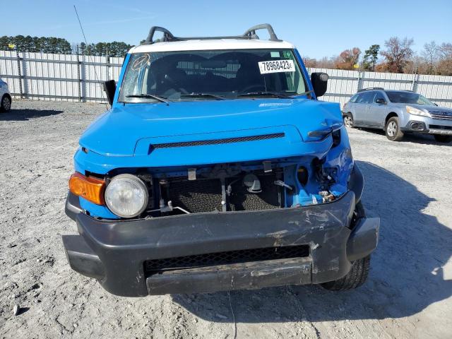 JTEBU11F970031680 - 2007 TOYOTA FJ CRUISER BLUE photo 5