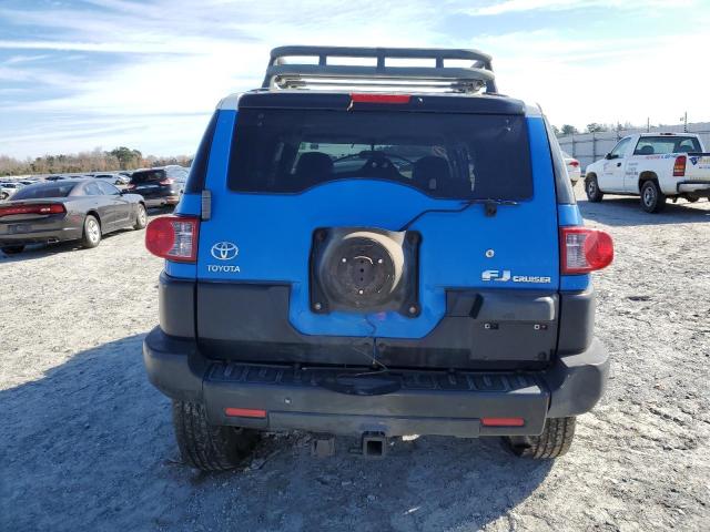 JTEBU11F970031680 - 2007 TOYOTA FJ CRUISER BLUE photo 6