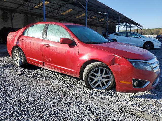 3FAHP0JA1CR393667 - 2012 FORD FUSION SEL RED photo 4