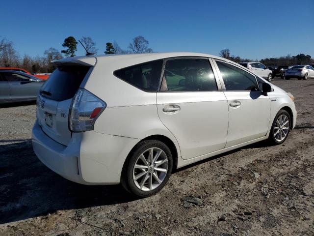 JTDZN3EU9EJ003437 - 2014 TOYOTA PRIUS V WHITE photo 3