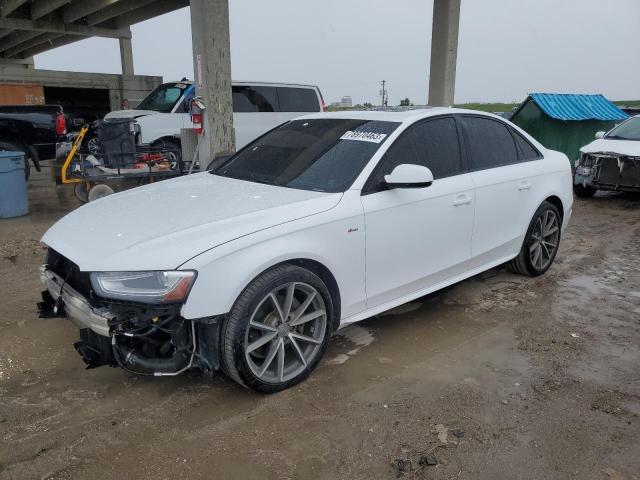 WAUAFAFL4GA012857 - 2016 AUDI A4 PREMIUM S-LINE WHITE photo 1