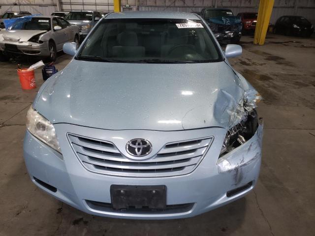 4T4BE46K39R121235 - 2009 TOYOTA CAMRY BASE BLUE photo 5