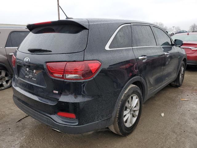 5XYPG4A30KG538947 - 2019 KIA SORENTO L BLACK photo 3