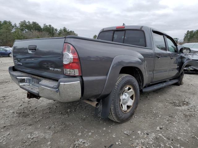 3TMMU4FN8CM042627 - 2012 TOYOTA TACOMA DOUBLE CAB LONG BED GRAY photo 3