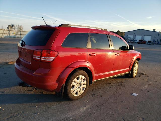 3C4PDCAB9HT677499 - 2017 DODGE JOURNEY SE RED photo 3