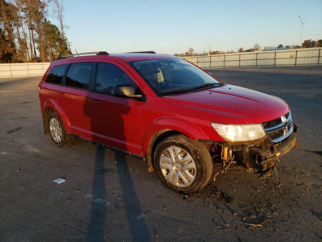 3C4PDCAB9HT677499 - 2017 DODGE JOURNEY SE RED photo 4