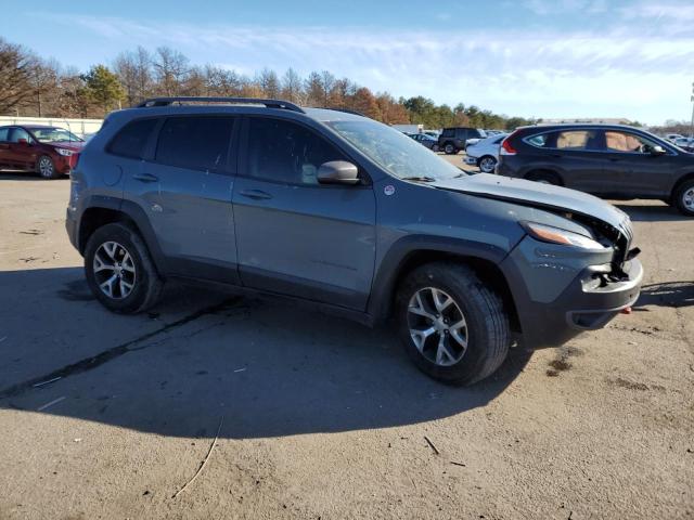 1C4PJMBS2FW569567 - 2015 JEEP CHEROKEE TRAILHAWK GRAY photo 4