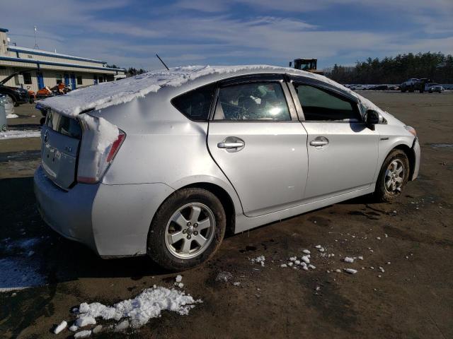 JTDKN3DU2A0005761 - 2010 TOYOTA PRIUS SILVER photo 3