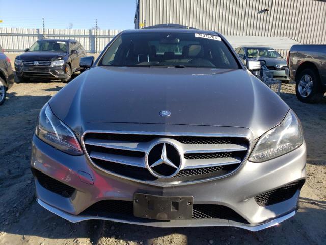 WDDHF8JB2GB289614 - 2016 MERCEDES-BENZ E 350 4MATIC GRAY photo 5