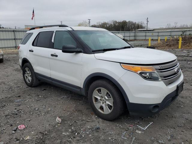 1FM5K7B87DGB36856 - 2013 FORD EXPLORER WHITE photo 4