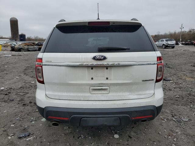 1FM5K7B87DGB36856 - 2013 FORD EXPLORER WHITE photo 6