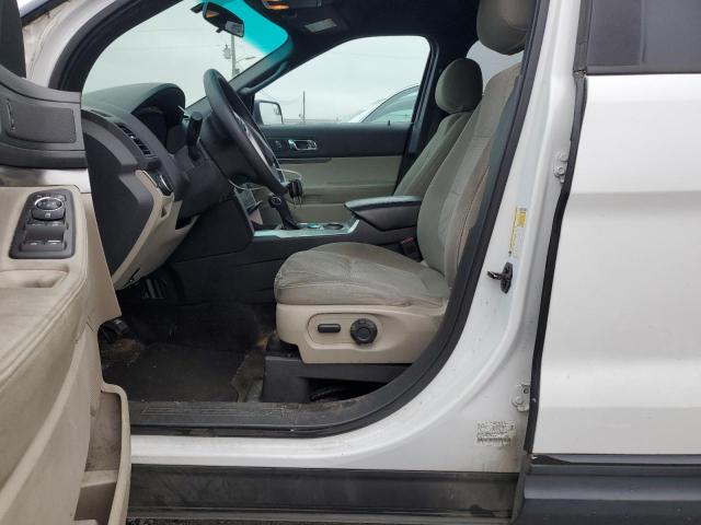 1FM5K7B87DGB36856 - 2013 FORD EXPLORER WHITE photo 7