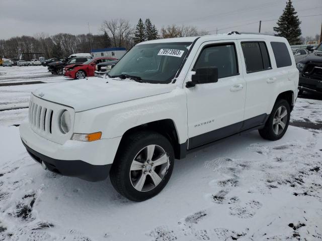 1C4NJRFB9HD111067 - 2017 JEEP PATRIOT LATITUDE WHITE photo 1