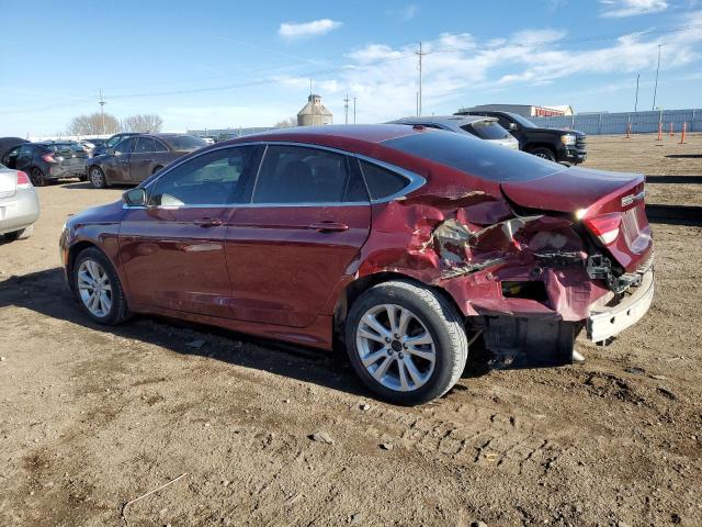 1C3CCCABXGN115955 - 2016 CHRYSLER 200 LIMITED BURGUNDY photo 2