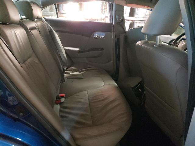 19XFB2F92CE315819 - 2012 HONDA CIVIC EXL ლურჯი ფოტო 10