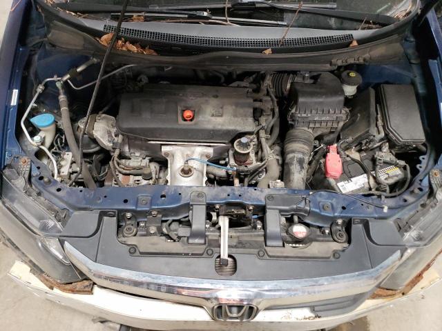 19XFB2F92CE315819 - 2012 HONDA CIVIC EXL ლურჯი ფოტო 11