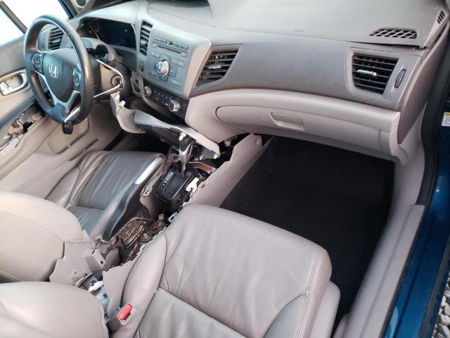 19XFB2F92CE315819 - 2012 HONDA CIVIC EXL ლურჯი ფოტო 8