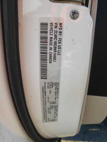 2C4RC1BG8NR144651 - 2022 CHRYSLER PACIFICA TOURING L WHITE photo 13