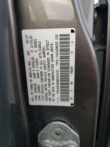 19UUA662X8A010147 - 2008 ACURA TL TAN photo 12