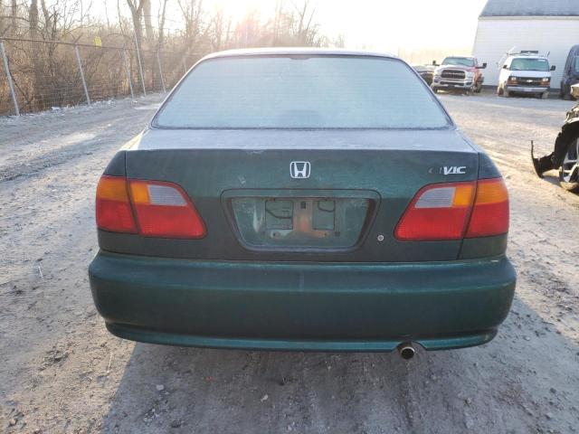 2HGEJ6618YH596473 - 2000 HONDA CIVIC BASE GREEN photo 6