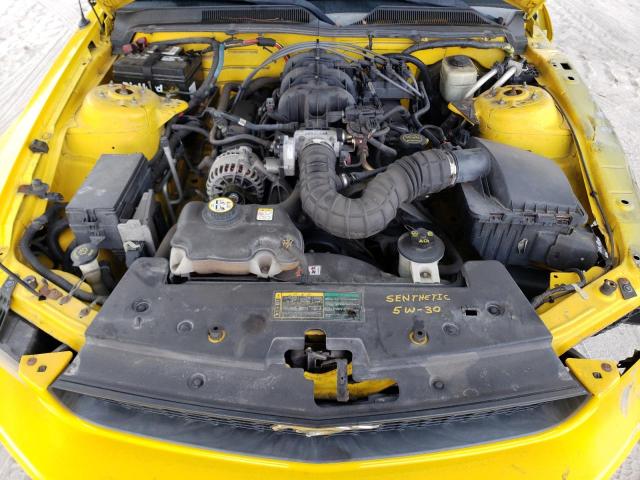 1ZVFT80N365207549 - 2006 FORD MUSTANG YELLOW photo 11