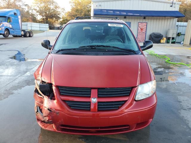 1D4GP45R05B155882 - 2005 DODGE CARAVAN SXT BURGUNDY photo 5