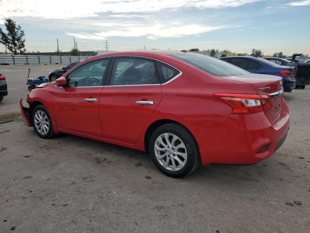 3N1AB7AP8JY314721 - 2018 NISSAN SENTRA S RED photo 2