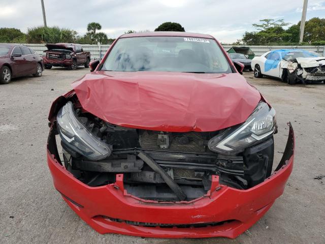 3N1AB7AP8JY314721 - 2018 NISSAN SENTRA S RED photo 5