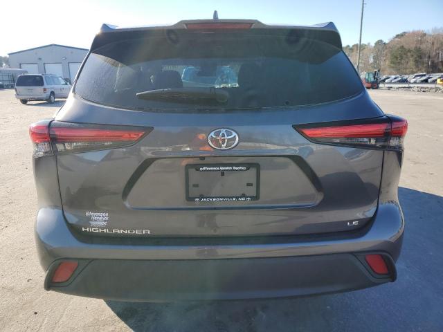 5TDZZRAH5MS522776 - 2021 TOYOTA HIGHLANDER L SILVER photo 6